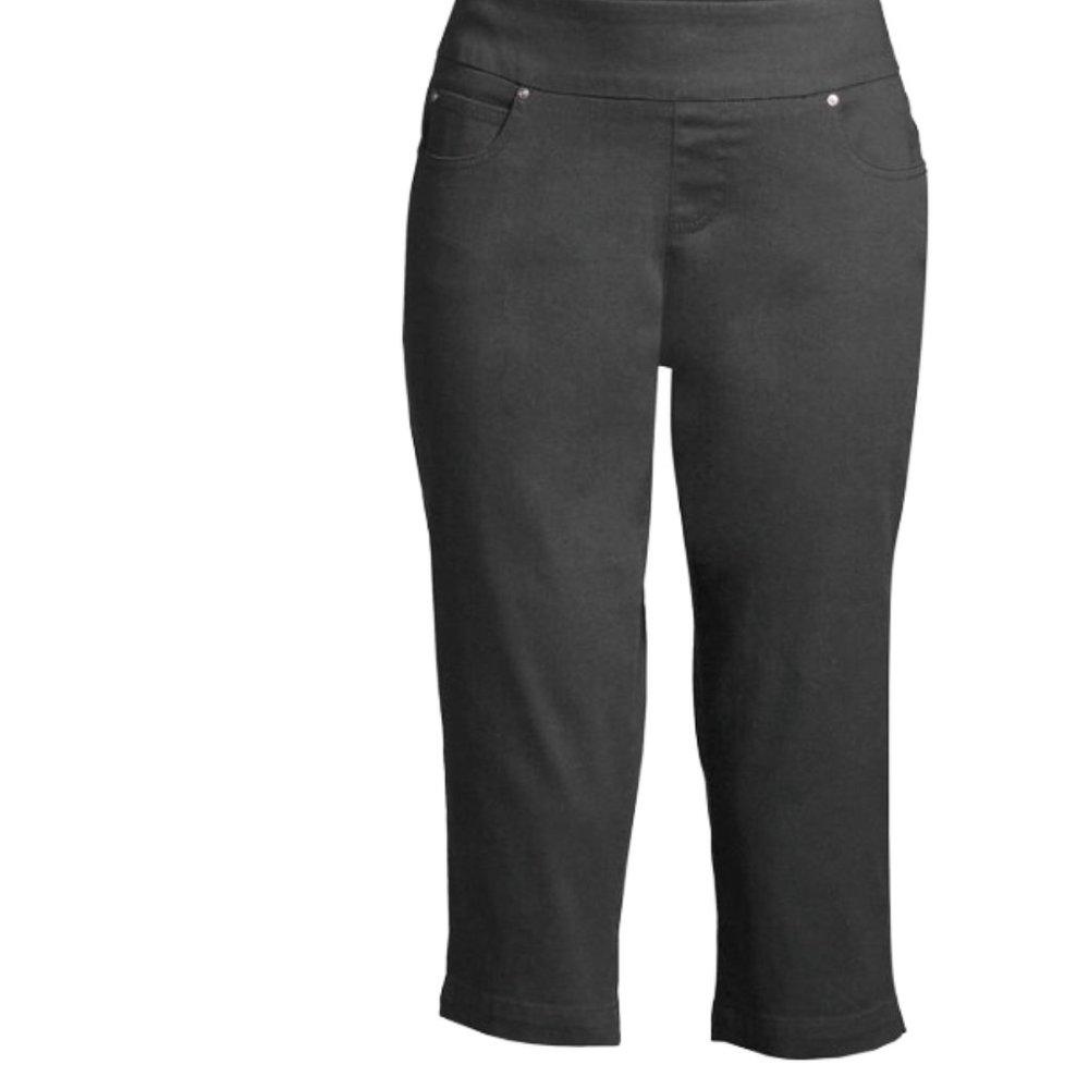Pants capri womens new size XXL (20) 77% cotton 20% polyester Time and Tru